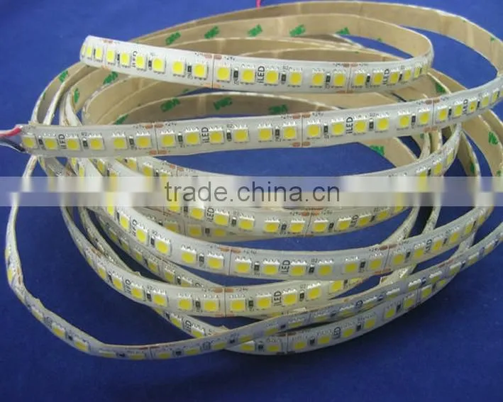 DC24v single row waterproof 5050 flexible led strip light 120led/m