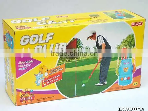 Promotional Plastic Golf Toy set,Fashion Children Golf Play Game Toy,Outdoor Sport Toy
