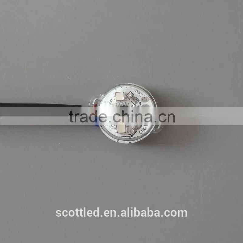 50mm crystal shell body 360 angle led ball light color changing led ball light