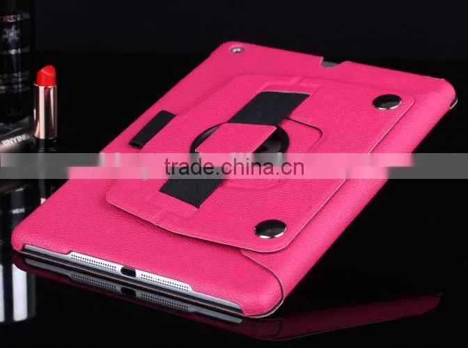 2014 new products hand hold 360 degree rotating tablet case for ipad air