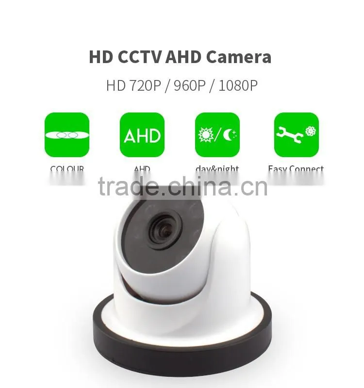 Vitevision AHD indoor cctv dome camera with IR LED used in video surveillance system
