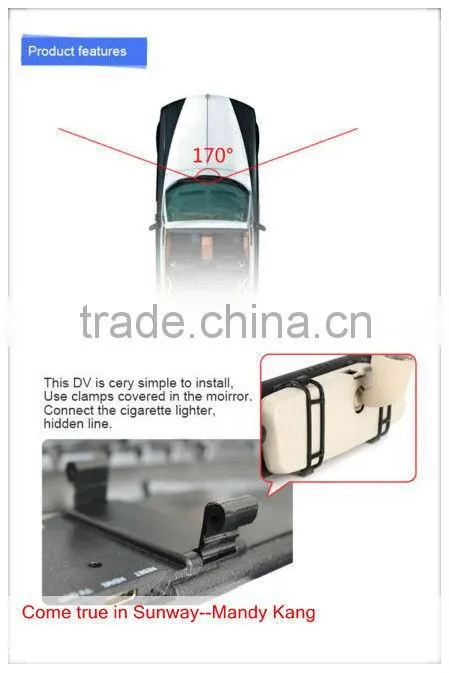 cmd rear view camera,car black box,hd waterproof recorder hd car dvr camera