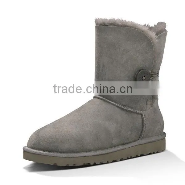Latested fashion winter geninue leather boots women