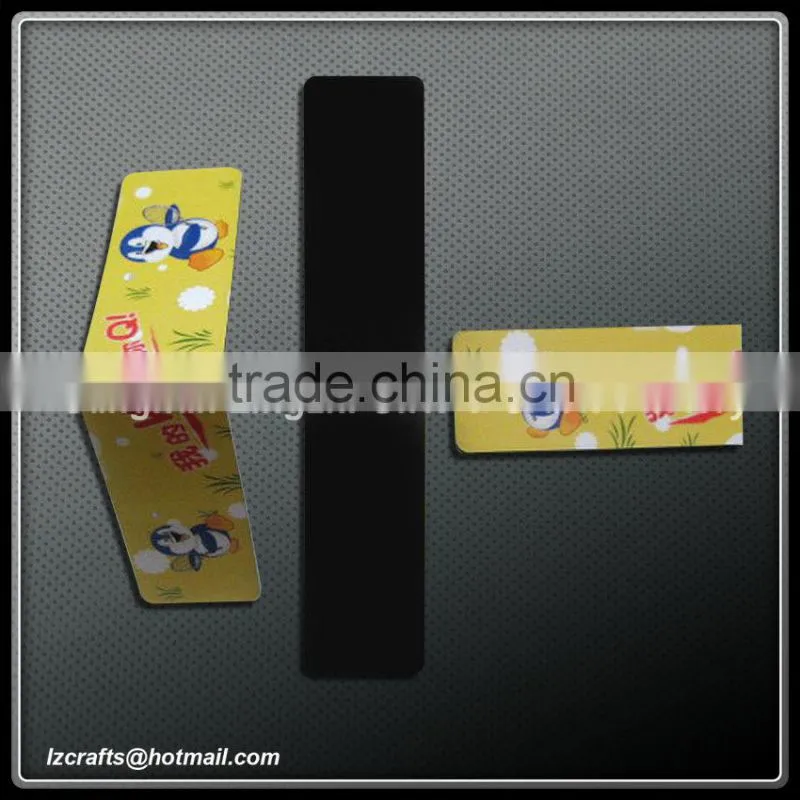 Magnetic Paper Bookmark With Your Brand/Double sided magnetic bookmark /paper folding magnetic bookmark