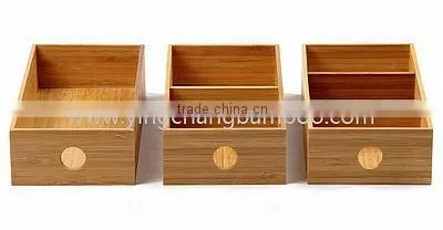 small bamboo accessory storage drawer