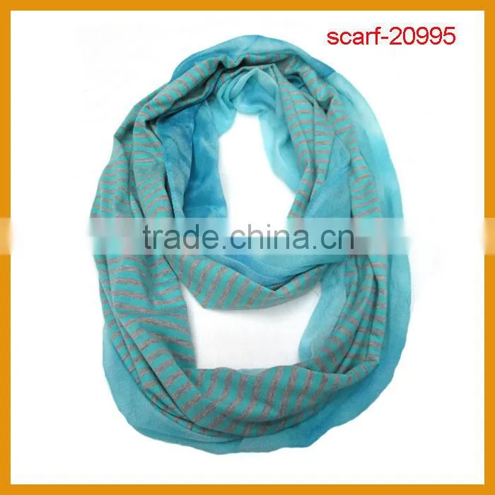 Very Beautiful European Loop Scarf, Chevron Infinity Scarf