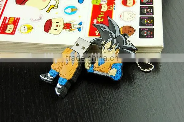 2013 the hottest cartoon design silicone USB cover for Dragon Ball