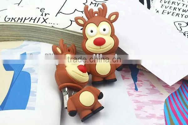 Merry Chrismas David's Deer Shaped Silicone USB Cover