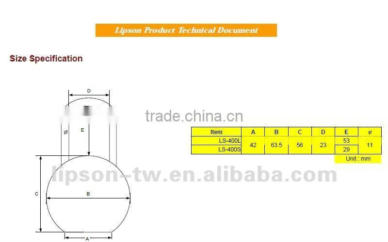 LS-400 Hardened steel shackle cut resistance solid metal padlock