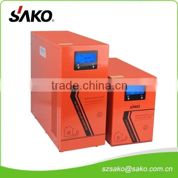 500VA-5KVA hybrid Solar Inverter with AC charger and solar charger built inside