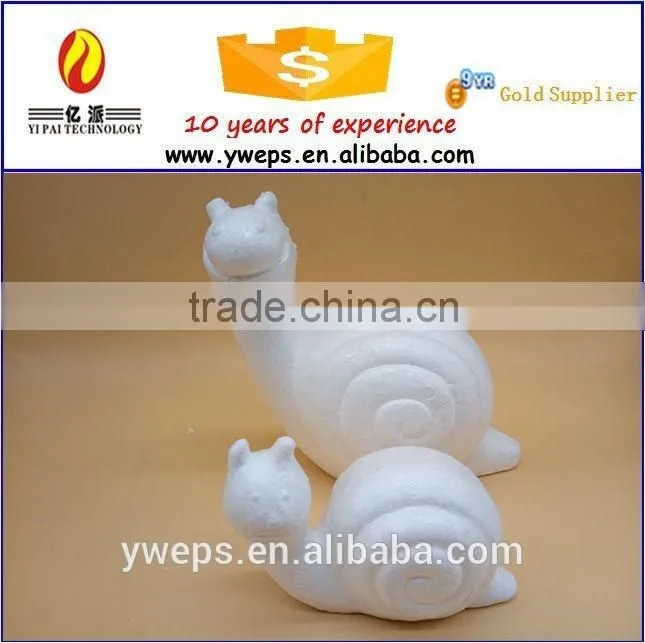 High quality styrofoam foam snail animal model/3D animal model for sale