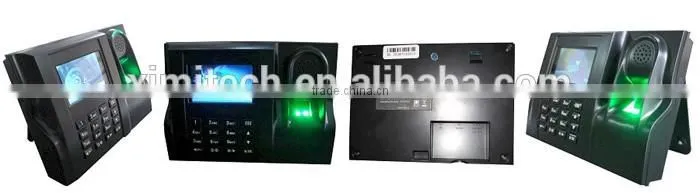 Standard webserver TCP/IP communication tendance color TFT screen optional rfid/mi-fare card fingerprint time attendance clock