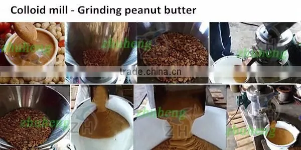 2016 hot sale ZH stainless steel peanut stainless steel colloid mill used for peanut butter