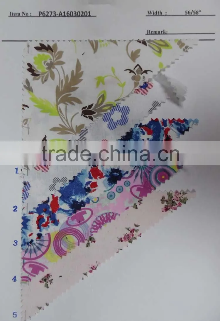 cotton printed shirting fabrics for women P6448-A16030217