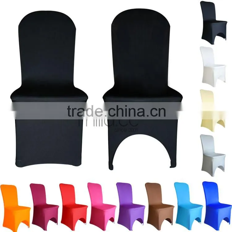 Wedding banquet cheap lycra spandex chair cover factory