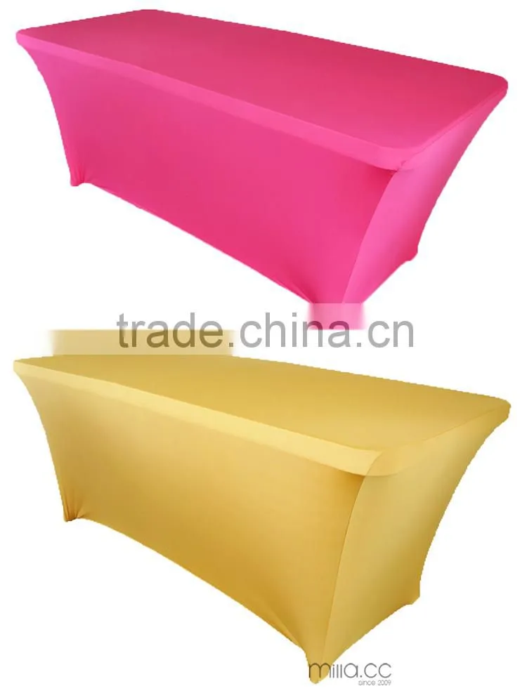 Wholesale China factory white spandex buffet table cover