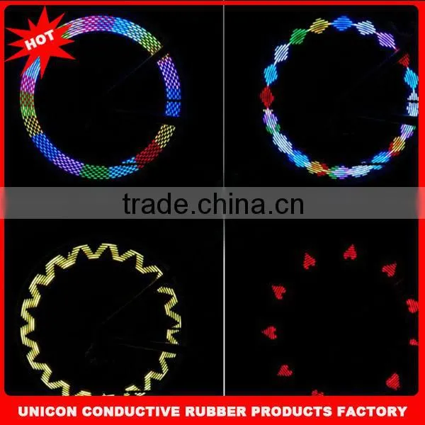 2014 Newest design super bright led light bike silicone led bike light silicone rubber bike light12 kinds of diffierent patterns