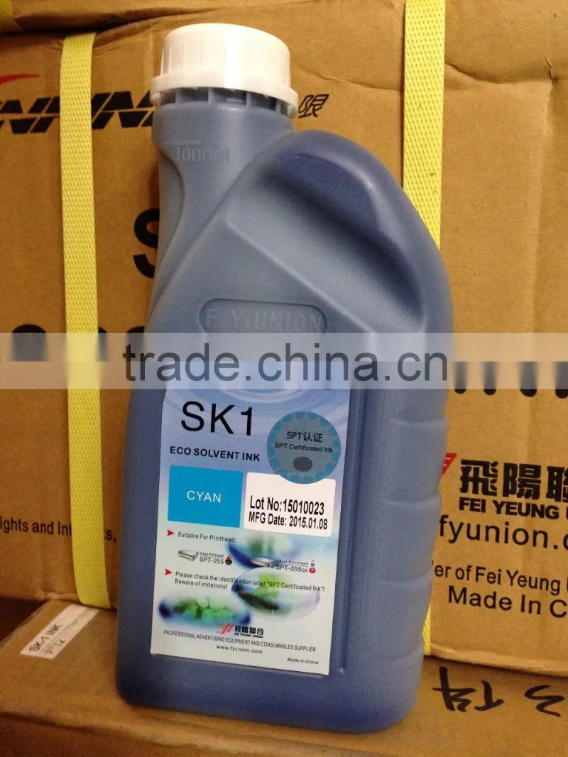 Fy-union Infiniti SK-1 solvent ink for spt 508gs printheads