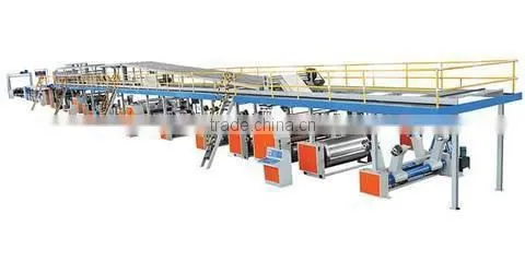 with CE and ISO 9001 corrugated cardboard 3/5/7 ply corrugated cardboard production line/corrugated paper making machine