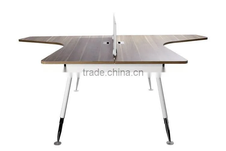 Factory Price Commercial Practical Design Popular White Lacquer Computer Desk