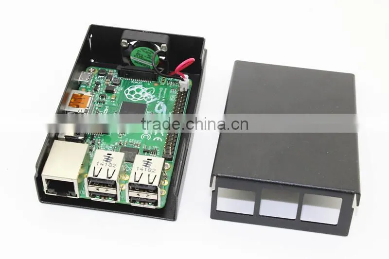 Original Raspberry Pi 2 Model B Broadcom BCM2836 1G RAM Starter kit - Metal case/Power supply 2.5A