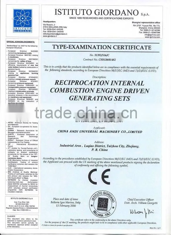 Portable Diesel Engine (AD178)