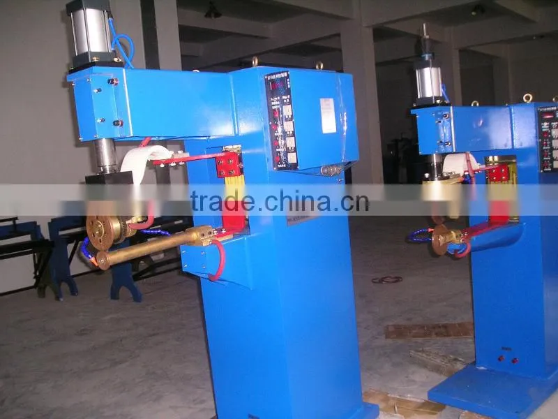 Galvanised metal tubes seam welding machine