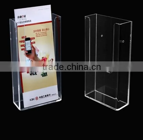 PMMA book stand book rack brochure holder