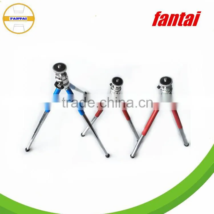 two layer head tripod,mini desktop metal tripod for digital camera