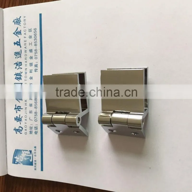 HJ-269 Made in china glass cabinet hinge/Quality and cheap copper glass cabinet hinge