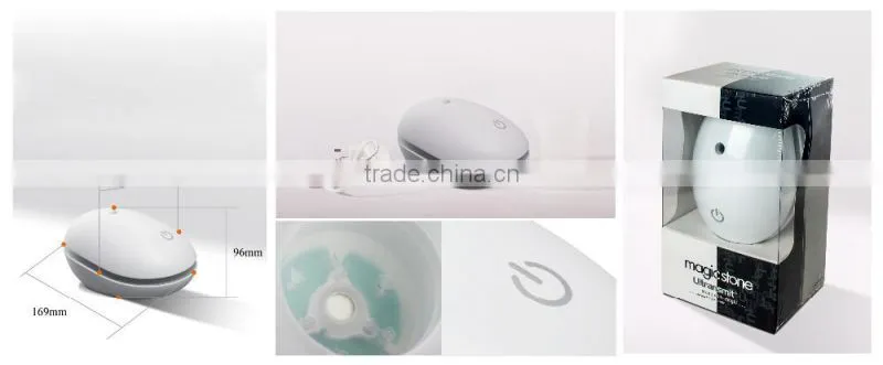 2016 A'Design Award Winner Magic Stone Ultrasonic Aroma Diffuser with One Touch Sensor Control