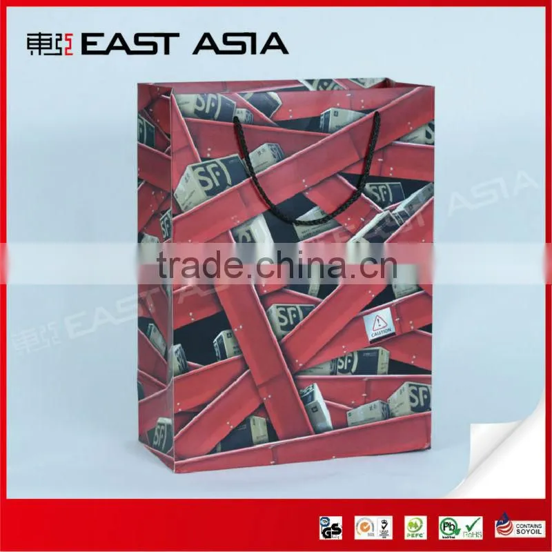 Coloring Printing Art Paper Laminated Promotion Bags