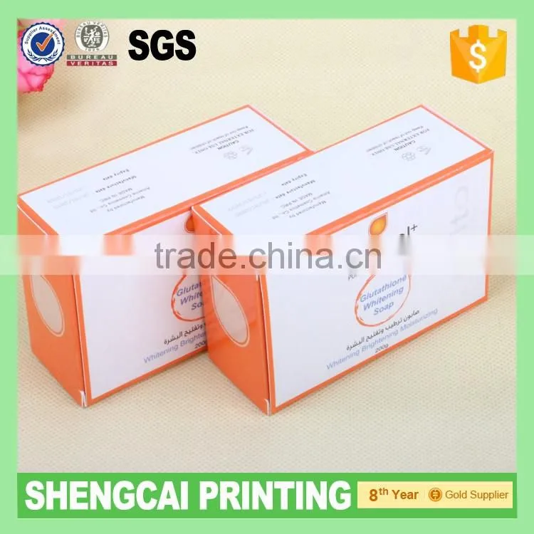 Matt lamination paper soap box for USA shop
