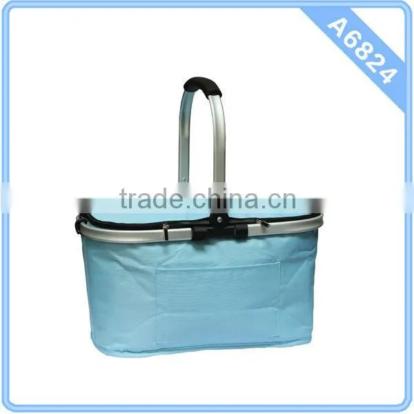 2014 Camo Summer Time Collapsible Picnic Basket Thermal Insulated Basket
