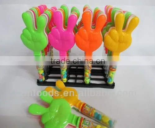 V clapping hand toy candy
