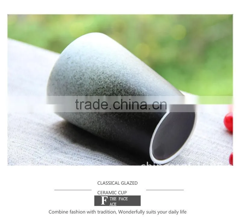 Natural color gradient ceramic tea mug CC-C070