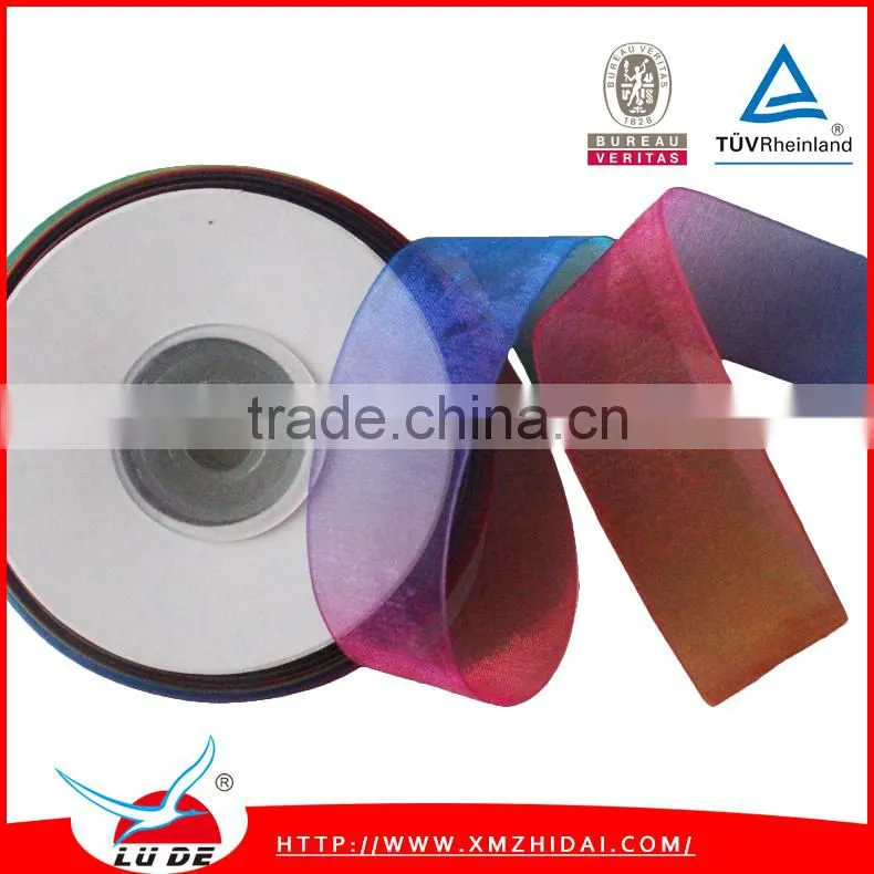 Organza ribbon,sheer organza ribbon,nylon organza ribbon