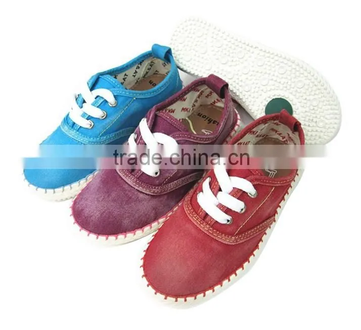 new children canvas shoes, comfortable children casual shoes with lace