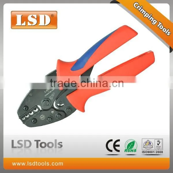 LSD experience production for 10yearsCE ROHS good qutails pliers for non-insulated cable links L-056TD 6mm2 hand crimping tools