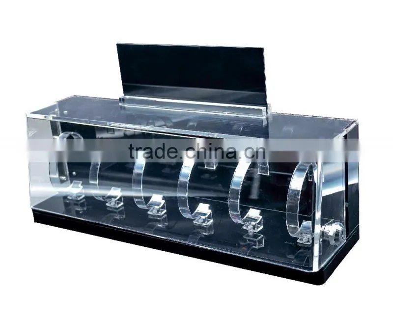 acrylic watch display case plastic fabrication display stand