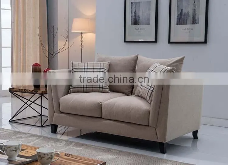 fashionable nordic style wooden legs fabric sofa set 1seater/2setaer/3seater
