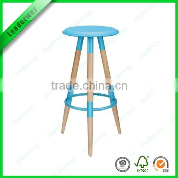 KD wooden bar stool top with different colors