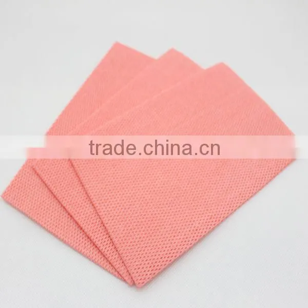 China OEM supplier polyester 35gsm meshed dyed water absorbent kitchen cleaning cloth