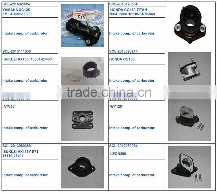 SCL-2013090214 Motorcycle carburetor intake manifold for CG150 BERA150 mottorcycle parts