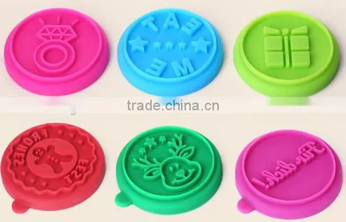 2016 trending products custom silicone cookies stamp
