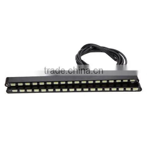 2pcs Super Bright 5730 SMD Car 18LEDs Lights DRL Daytime Running Light Bar Fog Driving Lamps Water-resistant IP65