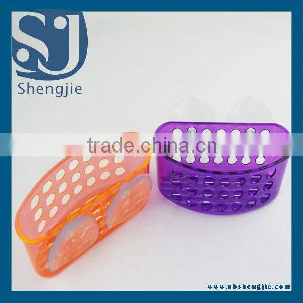 Trade Assurance wholesale mesh with handle laundry plastic bathroom basket/plastic bathroom desk storage basket