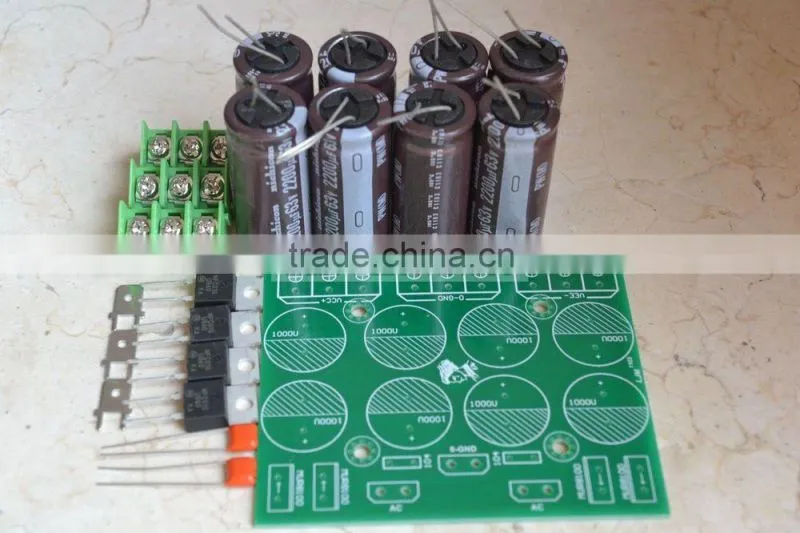 63V2200Uf X 8+MUR8100E X 4 Power supply board HIFI Stereo