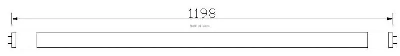 High lighting effect 18W 1.2M T8 LED tube