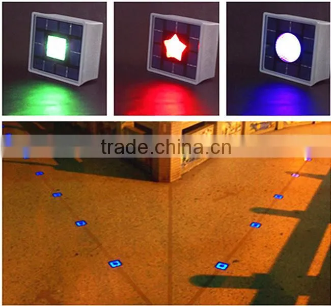 Install into the ground solar brick led paver light